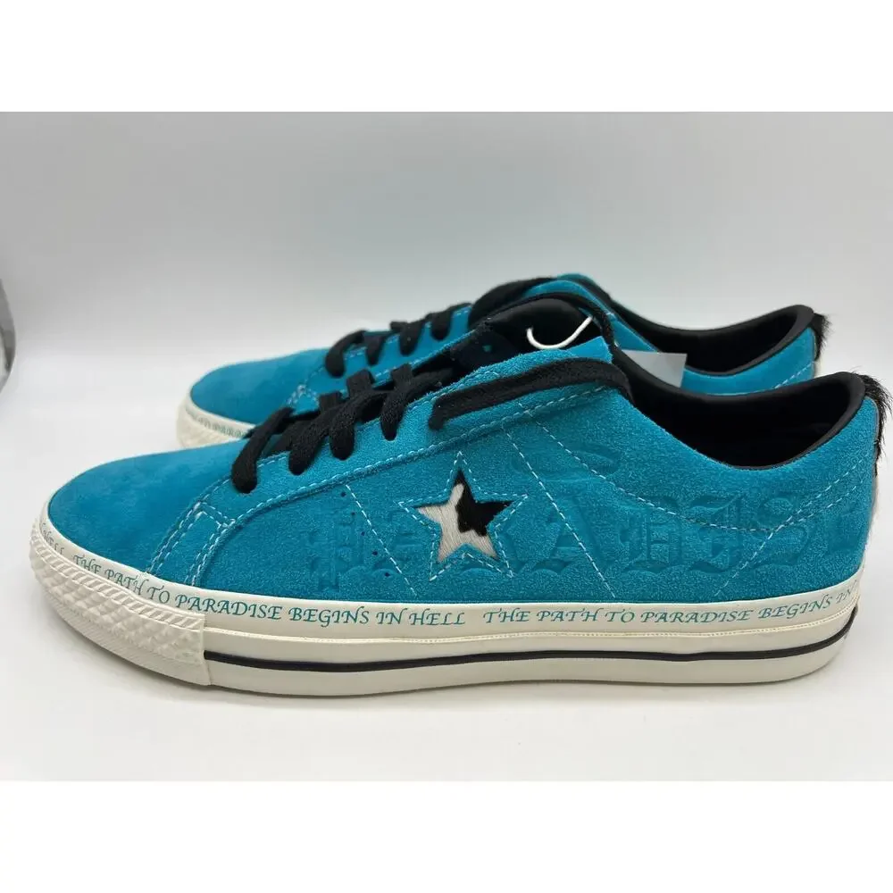 Converse One Star Pro Ox Sean Pablo Rapid Teal 173215C Size Men 8.5/Wom 10 NWT - Picture 2 of 12